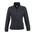 Pile donna con cerniera completa in poliestere da 300g/m² SOL'S North color grigio scuro
