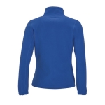 Pile donna con cerniera completa in poliestere da 300g/m² SOL'S North color blu reale vista posteriore