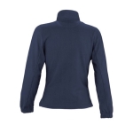 Pile donna con cerniera completa in poliestere da 300g/m² SOL'S North color blu scuro vista posteriore