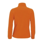 Pile donna con cerniera completa in poliestere da 300g/m² SOL'S North vista posteriore