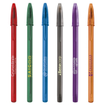 Penne bic personalizzate colorate inchiostro blu BIC® Style Colors