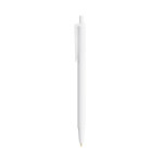 Economica penna a sfera personalizzata inchiostro blu BIC® Clic Stic color bianco vista lato sinistro