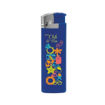 Accendino BIC® J38 Chrome Hood color blu mare vista posteriore