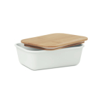 Contenitore In plastica personalizzati con coperchio in bambu 1L Mix Bamboo