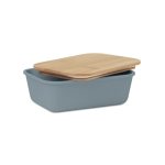 Contenitore In plastica personalizzati con coperchio in bambu 1L Mix Bamboo