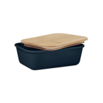 Contenitore In plastica personalizzati con coperchio in bambu 1L Mix Bamboo