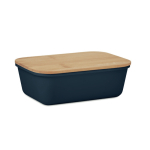 Contenitore In plastica personalizzati con coperchio in bambu 1L Mix Bamboo