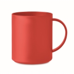 Tazza con logo in 4 colorazioni opache 300ml Essential color rosso