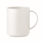 Tazza con logo in 4 colorazioni opache 300ml Essential color bianco