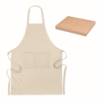 Grembiuli da chef in cotone da 200 gr/m² Apron Cotton color beige
