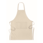 Grembiuli da chef in cotone da 200 gr/m² Apron Cotton color beige seconda vista