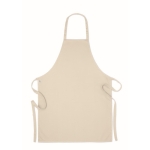 Grembiuli da chef in cotone da 200 gr/m² Apron Cotton color beige terza vista