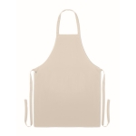 Grembiuli da chef in cotone da 200 gr/m² Apron Cotton color beige quinta vista