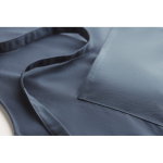Grembiuli promozionali per eventi in cotone organico Eco Pocket color blu quinta vista fotografica