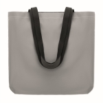 Shopper per la spesa personalizzabile 190D reflectante Flash color argento opaco