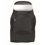 Zaino promozionale sportivo tasca racchette e scarpe Funtional RPET color nero terza vista