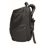 Zaino promozionale sportivo tasca racchette e scarpe Funtional RPET color nero sesta vista