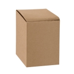 Bicchiere vetro due pareti coperchio bamboo 350ml Vacuum Medium color legno chiaro