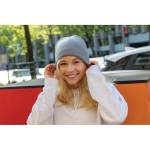 Cappellini invernali con logo aziendale leggeri riciclati Eco vista ambiente 2