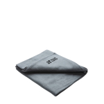 Coperte con logo in pile in sacchetto con coulisse 160 g/m² Polar Soft color grigio vista area di stampa