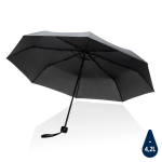 Ombrelli da borsa con custodia in tessuto riciclato Ø95 Aware RPET color nero
