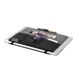 Organizer da scrivania magnetico pc con portapenne tasche elastiche