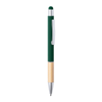 Raffinate penne touch con dettaglio in bambù inchiostro blu Touch color verde scuro prima vista
