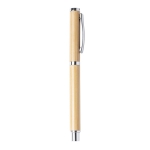 Roller in bambù con cappuccio e dettagli cromati inchiostro blu Bamboo color legno chiaro quarta vista