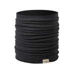 Scaldacollo personalizzato sostenibile multifunzione Organic Cotton color nero prima vista