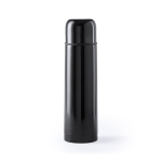 Thermos classici personalizzati in acciaio inox da 500ml Basic XL color nero prima vista