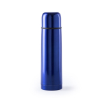 Thermos classici personalizzati in acciaio inox da 500ml Basic XL color blu prima vista
