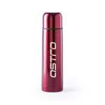 Thermos classici personalizzati in acciaio inox da 500ml Basic XL color rosso prima vista