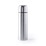 Thermos classici personalizzati in acciaio inox da 500ml Basic XL color argento prima vista
