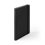 Taccuini con elastico A5 copertina morbida pagine a righe Notes color nero prima vista