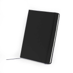 Taccuini con elastico A5 copertina morbida pagine a righe Notes color nero