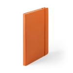 Taccuini con elastico A5 copertina morbida pagine a righe Notes color arancione prima vista