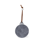 Decorazioni natalizie da appendere in morbido feltro Xmas Fantasy color grigio prima vista