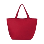 Shopper in tnt personalizzate manici corti 80 g/m2 Full Sized color rosso seconda vista frontale