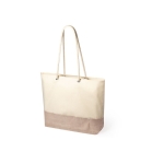 Borse promozionali di juta con manici resistenti Jute Summer color naturale prima vista