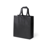 Shopper in tnt personalizzate resistenti e colorate da 110 g/m² Stronger Matt color nero prima vista