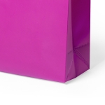 Shopper in tnt personalizzate resistenti e colorate da 110 g/m² Stronger Matt color fucsia seconda vista