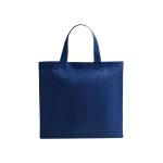 Simpatiche borse in tnt con logo 80 g/m2 Bazaar Short color blu mare prima vista