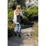 Grandi shopper di cotone riciclato da stampare 145 g/m² Waterless color nero vista ambiente 2