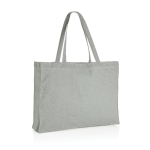 Grandi shopper di cotone riciclato da stampare 145 g/m² Waterless color grigio terza vista