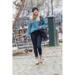 Shopper in cotone riciclato aziendali 330 g/m² Waterless Strong color nero vista ambiente 3