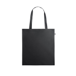 Shopper personalizzata ecologica con manici lunghi RPET Convert color nero