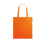Shopper personalizzata ecologica con manici lunghi RPET Convert color arancione
