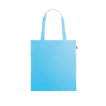 Shopper personalizzata ecologica con manici lunghi RPET Convert color azzurro