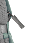 Zaino porta pc antifurto con tasche RFID e computer 15,6'' Bobby Soft color verde menta vista 11