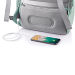 Zaino porta pc antifurto con tasche RFID e computer 15,6'' Bobby Soft color verde menta nona vista